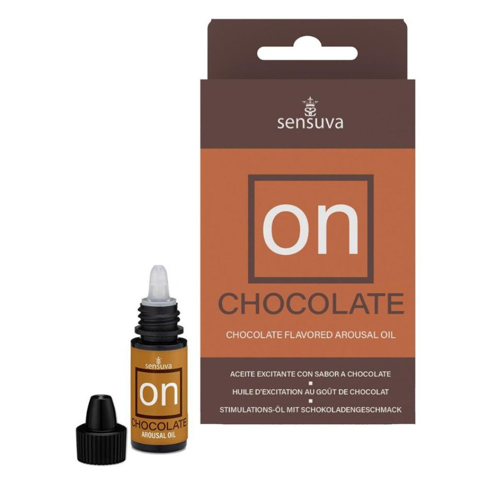 Жидкий вибратор Sensuva On Chocolate Arousal Oil, 5 мл (335312), zoom