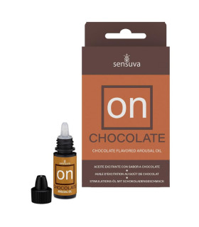 Жидкий вибратор Sensuva On Chocolate Arousal Oil, 5 мл - No Taboo
