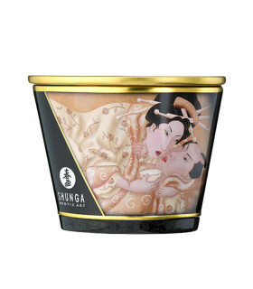 Свеча массажная Shunga Massage Candle Vanill соєвая, 170 мл - No Taboo