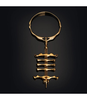 Ошейник с зажимами для пальцев UPKO Migratory Bird Finger Bound Play Collection золотистый - No Taboo