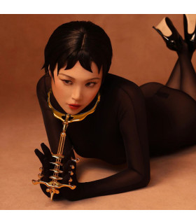 Ошейник с зажимами для пальцев UPKO Migratory Bird Finger Bound Play Collection золотистый - No Taboo