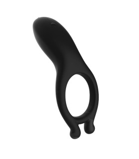 Эрекционное кольцо с вибростимуляцией Every Night Toys черное, 10.2 х 2.8 х 3 см - No Taboo