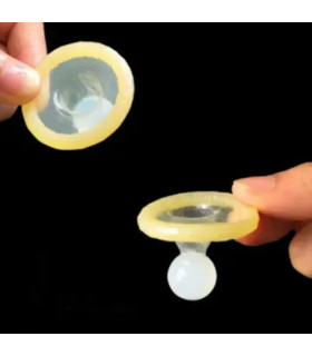 Шарик мягкий для стимуляции OLO в презерватив, 1 шт - No Taboo