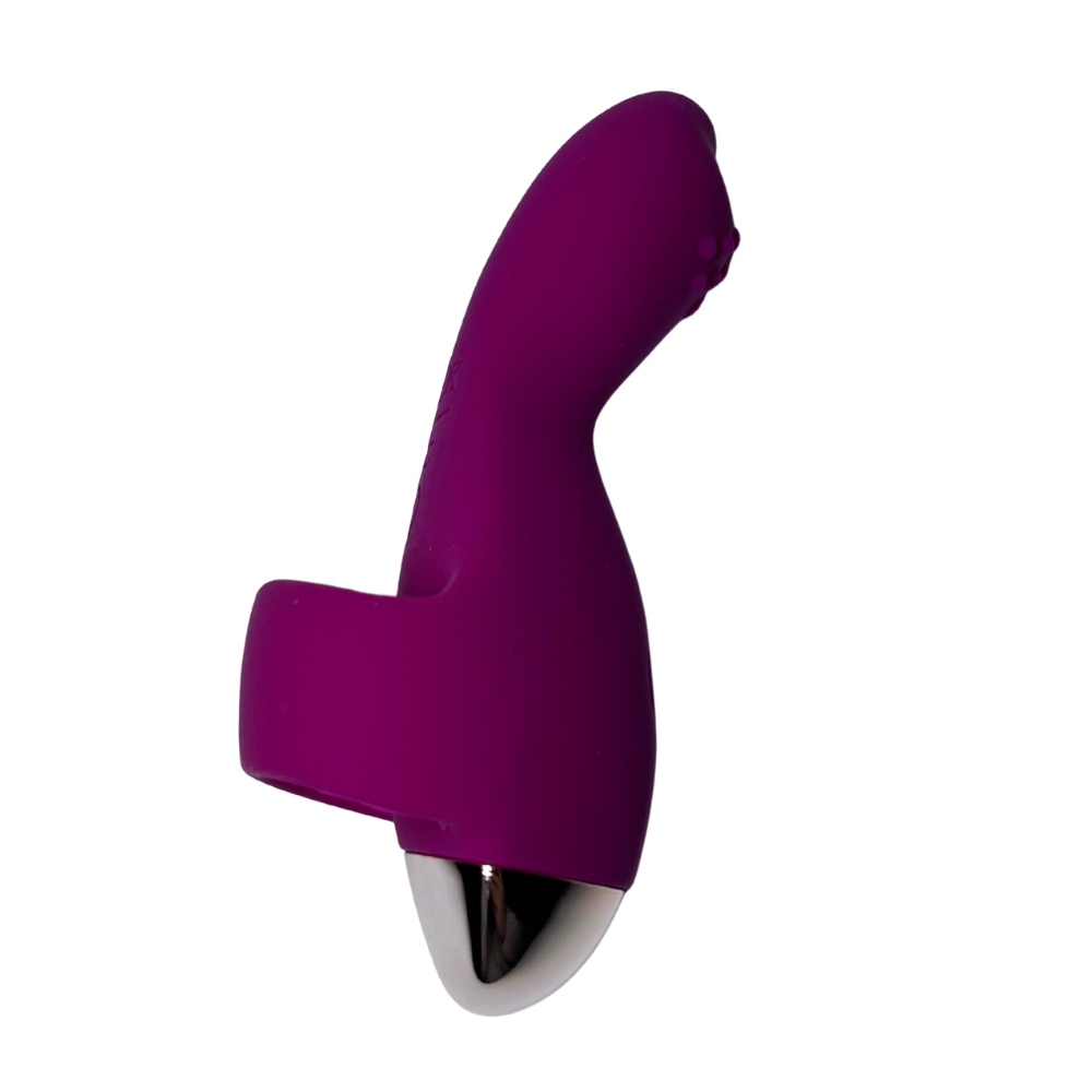 Вибратор на палец Passion Play мультскоростной, фиолетовый, 10.2 х 3.3 см (341320), zoom