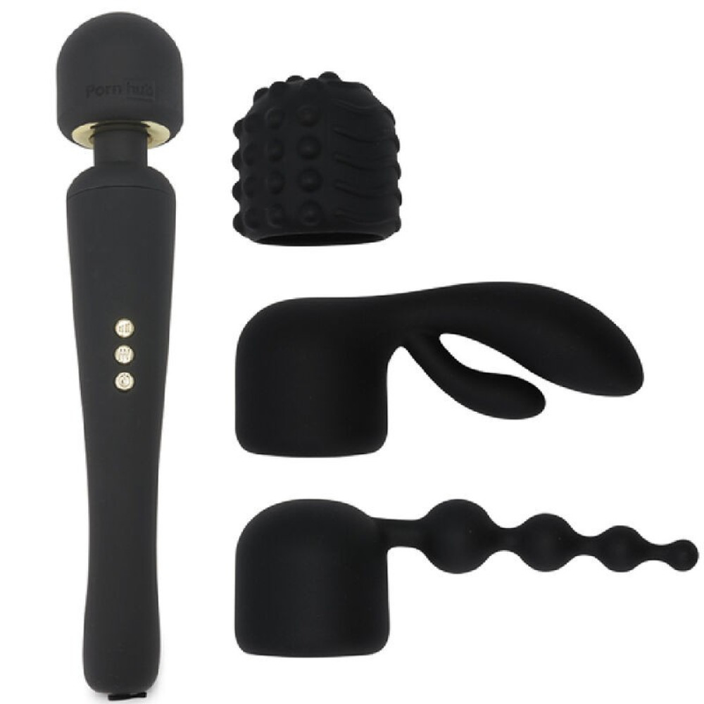 Микрофон Pornhub с тремя сменными насадками (40286), zoom