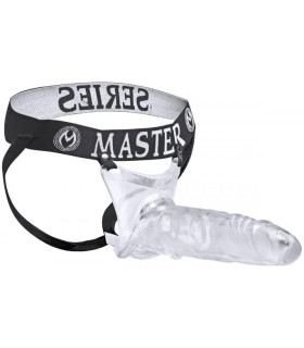 Фаллопротез (Страпон порожнистий) реалістичний, прозорий Grand Mamba XL - No Taboo