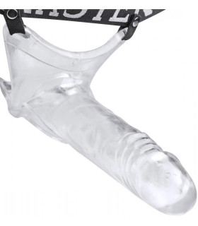 Фаллопротез (Страпон порожнистий) реалістичний, прозорий Grand Mamba XL - No Taboo