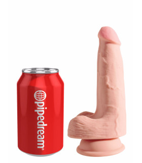 Фаллоимитатор на присоске с мошонкой реалистичный - No Taboo