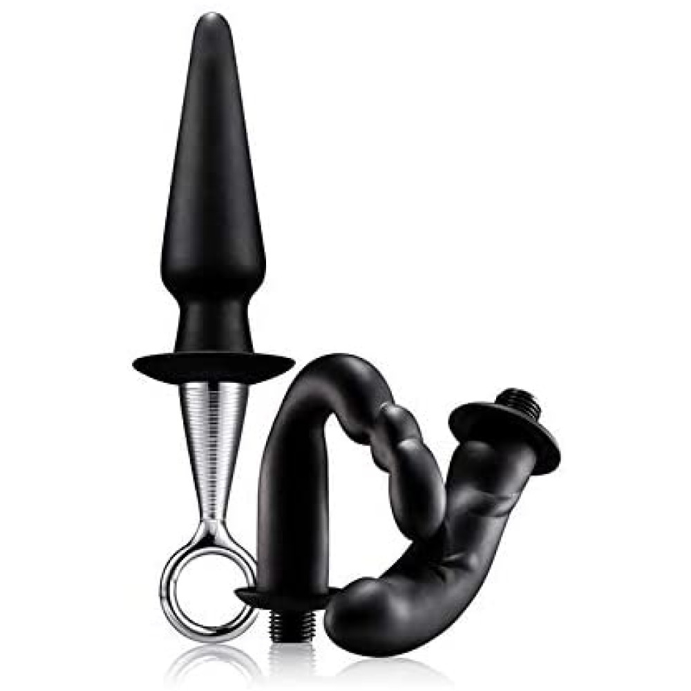 Набір масажерів для простати Dream Toys MenzStuff чорний, 3 шт (40288), zoom