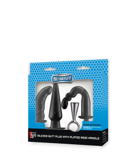 Набір масажерів для простати Dream Toys MenzStuff чорний, 3 шт - No Taboo