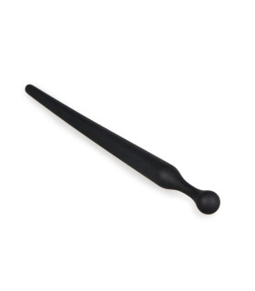 Уретральный катетер силиконовый, черный, 10 см х 0.6 см - No Taboo