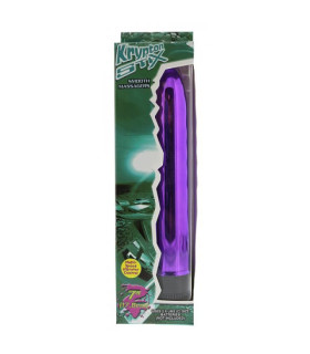 Вибромассажер фиолетовый, гладкий, на батарейках - No Taboo