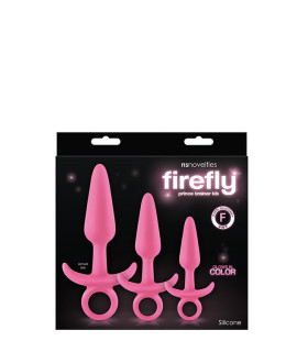 Анальная пробка, маленькая, розовая, светится в темноте - No Taboo