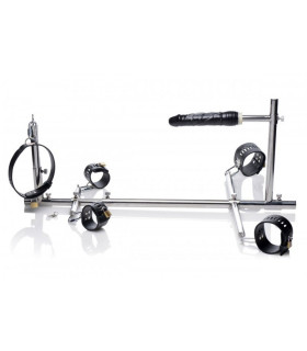 Секс-машина с фаллоимитатором, металическая - No Taboo