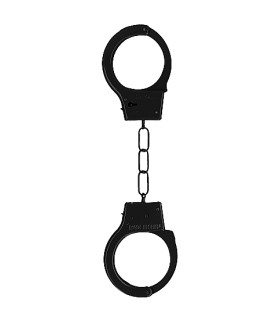 Металлические наручники SHOTS TOYS Black - No Taboo