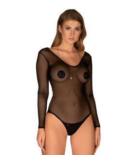 Цепочка на тело с подвеской Obsessive, золотистая - No Taboo