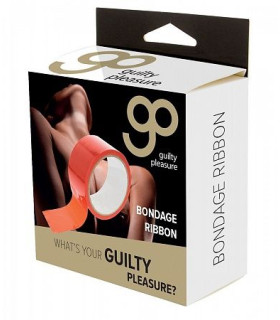 Бондажная лента, красная, 18 м, BONDAGE RIBBON RED - No Taboo
