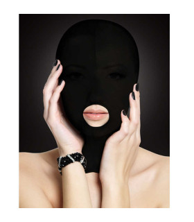 Маска чорна з прорізом для рота - No Taboo