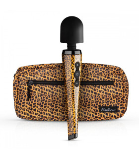 Вібратор мікрофон Shaka Wand леопардовий, 28 см х 5.5 см - No Taboo