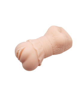 Мастурбатор киберкожа Crazy Bull Realistic Vagina реалистичный, телесный - No Taboo