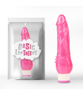 Вибратор гелевый Chisa Beginner Rider, розовый, 20.5 см х 5 см - No Taboo