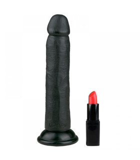 Фаллоимитатор черного цвета, реалистичный - 20,5 cm - No Taboo