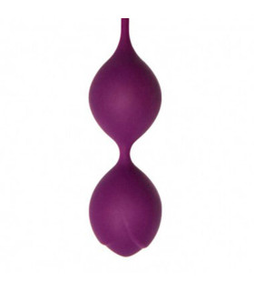 Вагінальні кульки зі зміщеним центром ваги , фіолетові - No Taboo