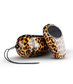 Виброяйцо с пультом дистанционного управления Maha Panthra, леопардовое, 7.8 х 3.8 см - No Taboo