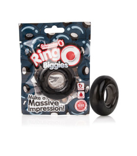 Эрекционное кольцо The Screaming O, черное, 2.5 см - No Taboo