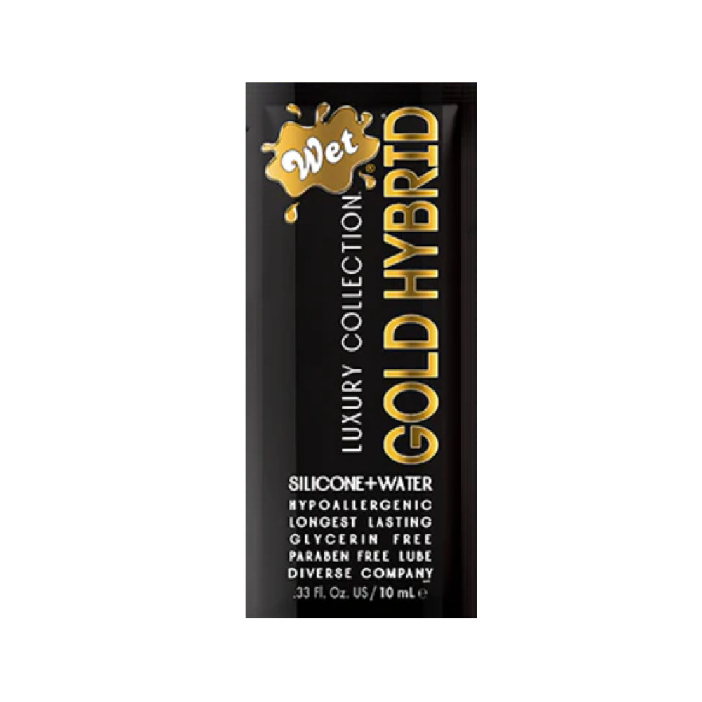 Лубрикант Wet Gold Hybrid водно-силиконовый, 10 мл (53791), zoom