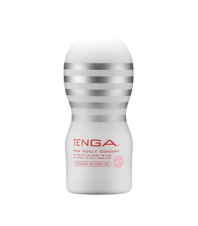 Мастурбатор нереалистичный Tenga Original Vacuum Cup, с рельефом, 15 х 4.5 см - No Taboo