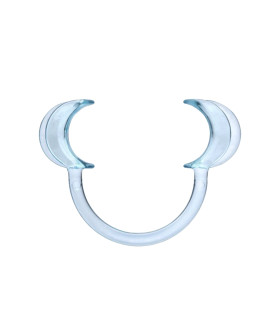 Расширитель для рта(стоматологический кляп) Master Series, прозрачный - No Taboo