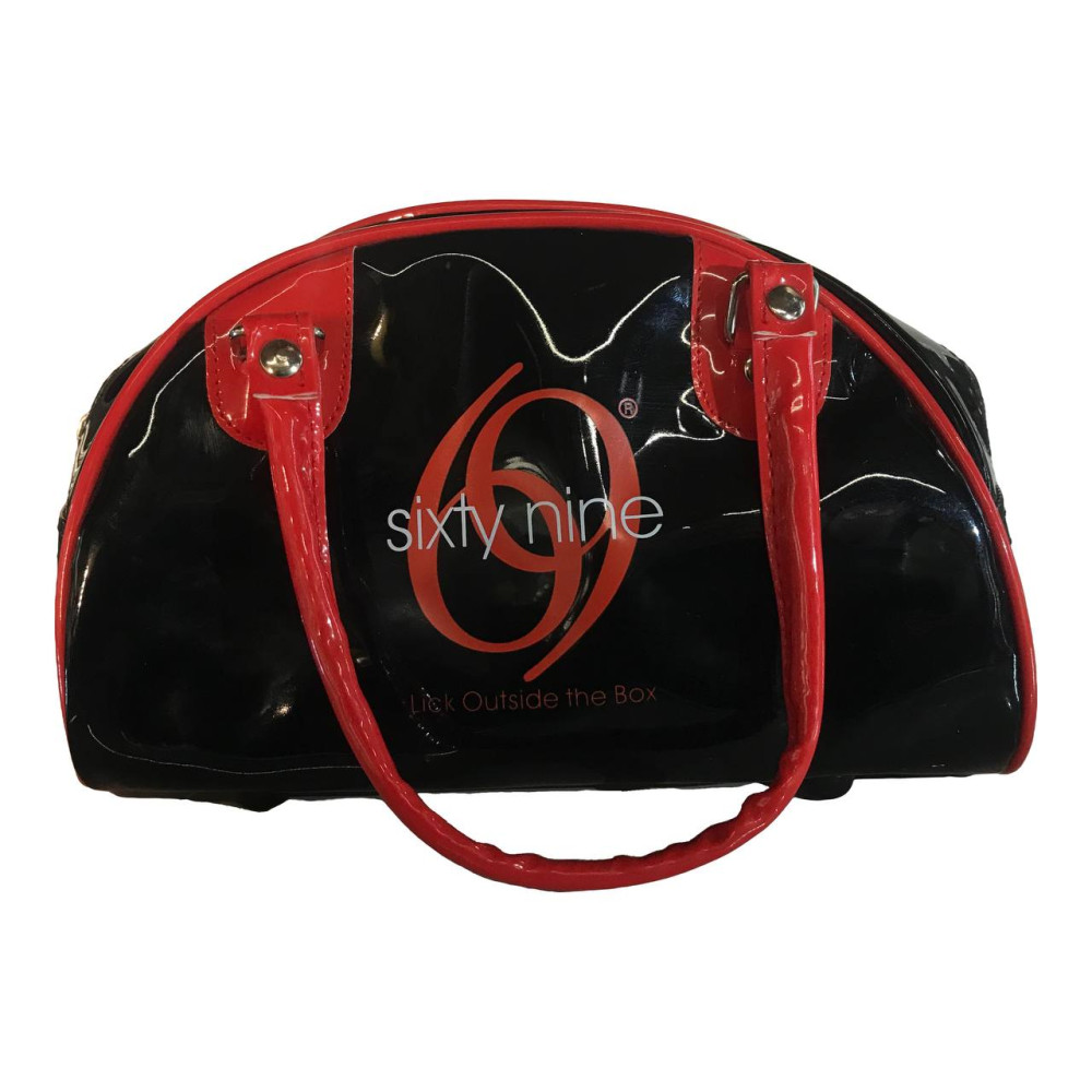 Сумочка с надписью sixty nine, черная (39048), zoom