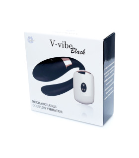 Вибратор для пар с дистанционным управлением, черный - No Taboo