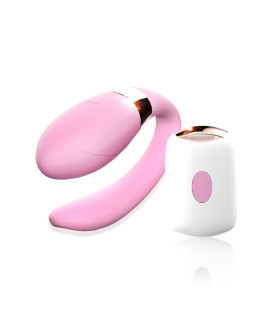 Вибратор для пар, с дистанционным управлением, розовый - No Taboo