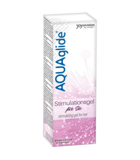 Стимулирующий гель для женщин Joydivision AQUAglide, на водно-глицериновой основе, 25 мл - No Taboo