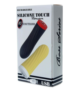 Вибропуля силиконовая, черная, 8.5 х 2.5 см - No Taboo