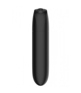 Вибропуля перезаряжаемая, черная, 10 х 2 см - No Taboo