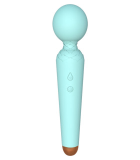 Вібромасажер мікрофон, блакитний, 19.5 х 4 см - No Taboo