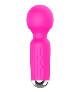 Вибромассажер перезаряжаемый, силиконовый, розовый, 11 х 3.5 см - No Taboo