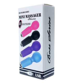 Вибромассажер перезаряжаемый, силиконовый, розовый, 11 х 3.5 см - No Taboo