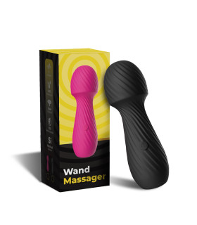 Вибромассажер с гибкой головкой, силиконовый, розовый, 13.5 х 4.5 см - No Taboo