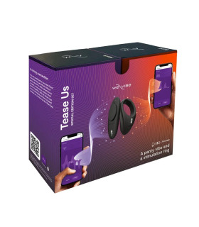 Набор вибратор в трусики и эрекционное кольцо от We-Vibe Tease Us Bond + Moxie, черный - No Taboo