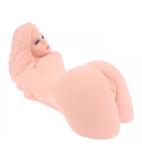 Мастурбатор-кукла реалистичный с вибрацией Kokos Hera 1, с тремя рабочими отверстиями, киберкожа - No Taboo