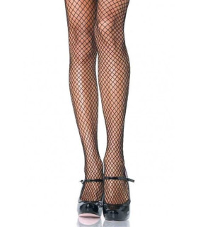 Колготки в сеточку One Size Gaia Spandex Net Industrial Tights от Leg Avenue, черные - No Taboo