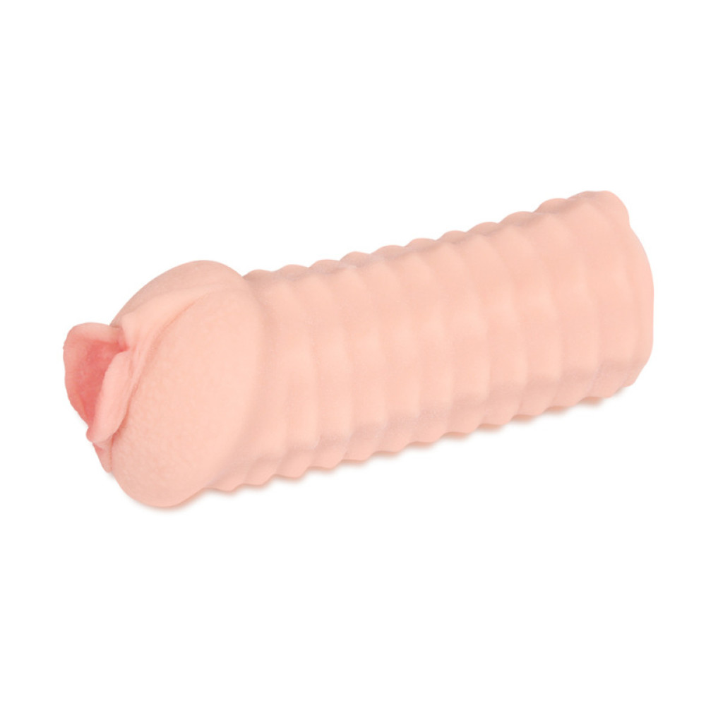 Мастурбатор реалистичный двухслойный Kokos Elegance 006, киберкожа, бежевый, 16.6 х 6 см (53215), zoom