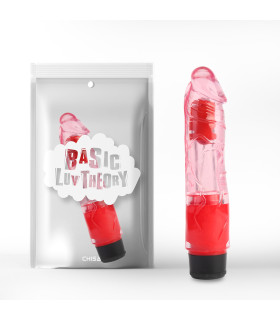 Вибратор реалистичный Realistic Vibe Chisa, красный, 22.5 х 3.9 см - No Taboo