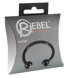 Кольцо для головки пениса Rebel от Orion, с камнями, металлическое, 2.8 см - No Taboo