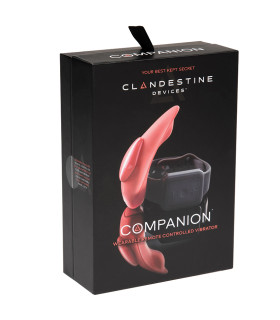 Вибратор в трусики с пультом управления Companion от Clandestine Devices, коралловый - No Taboo
