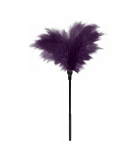 Перо з короткою ручкою Guilty Pleasure, фіолетове, 32 см - No Taboo